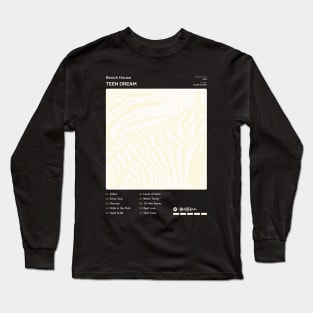 Beach House - Teen Dream Tracklist Album Long Sleeve T-Shirt